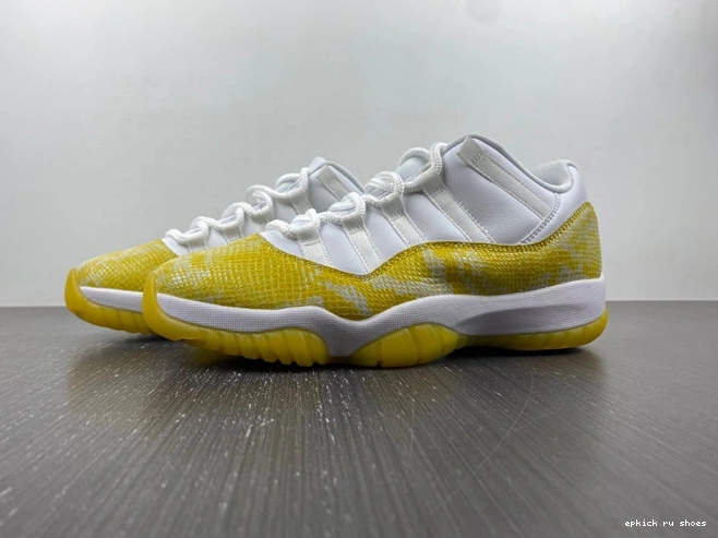 Cheap Retro Jordan Attractive Yellow 4097 11 Low AH7860- Snakeskin 1027